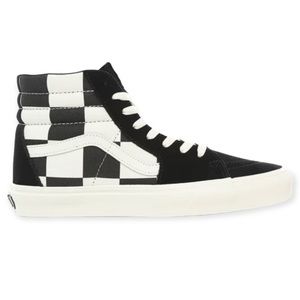 VANS | Sk8-Hi Oversized Checkerboard in Black/Marshmallow